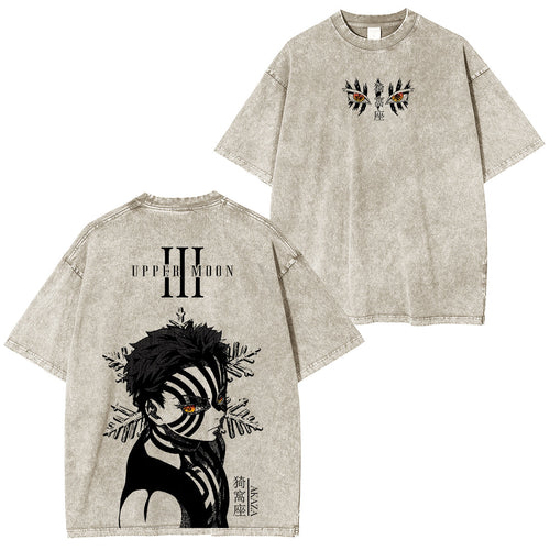 Akaza,Demon Slayer Vintage Tee