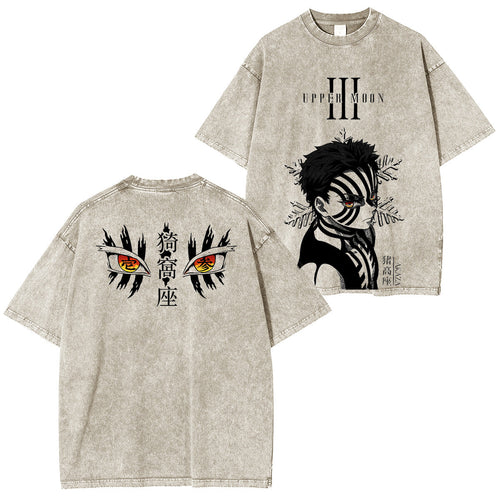 Akaza,Demon Slayer Vintage Tee
