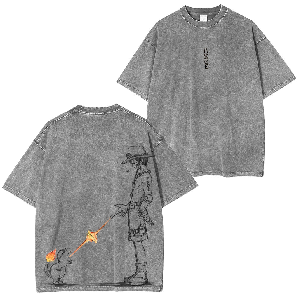 Funny One Piece Vintage Washed T-shirt/Crewneck/Hoodie