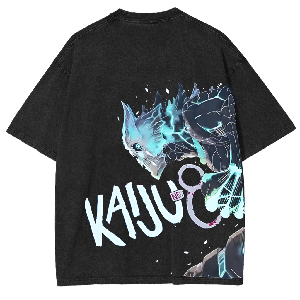 Kaiju No. 8 Acid Washed Anime Tee