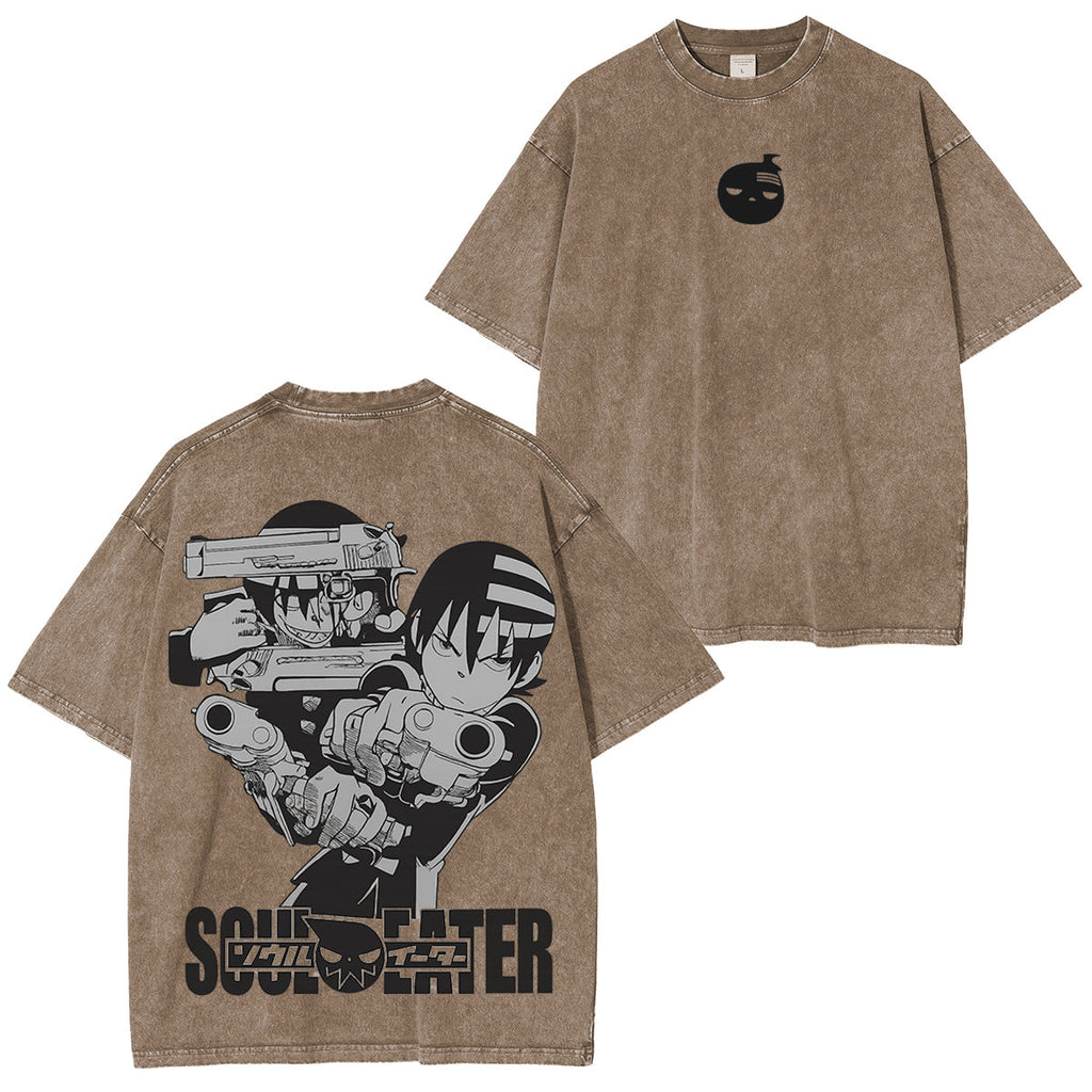 Matching Soul Eater Unisex Washed T-Shirt
