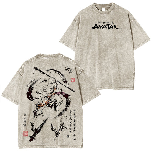 Aang Shirt, Avatar the Last Airbender Shirt, Animated Shirt, Vintage T-Shirt Menswear Top Underwear Tshirt