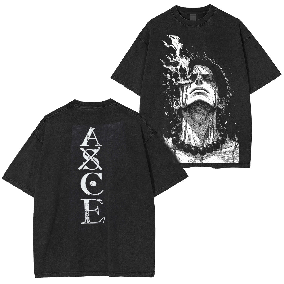 OnePiece : FireFistAce For those who¡¯d rather die standing than live kneeling Vintage T-shirt/Crewneck/Hoodie