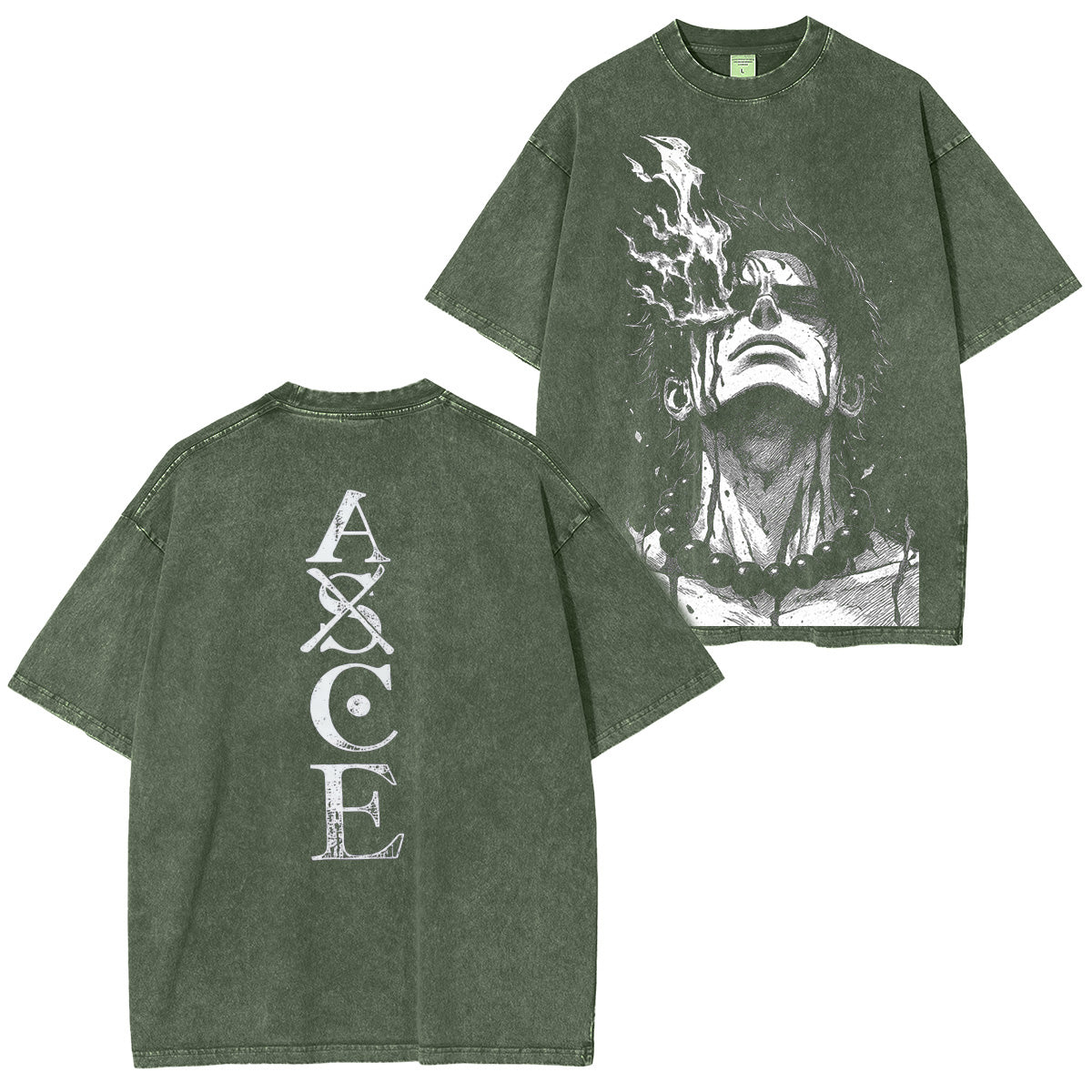 OnePiece : FireFistAce For those who¡¯d rather die standing than live kneeling Vintage T-shirt/Crewneck/Hoodie