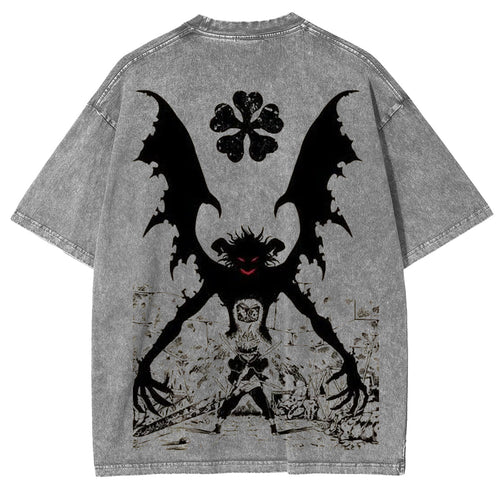 Black Clover Streetwear Inspired Anime T-Shirt