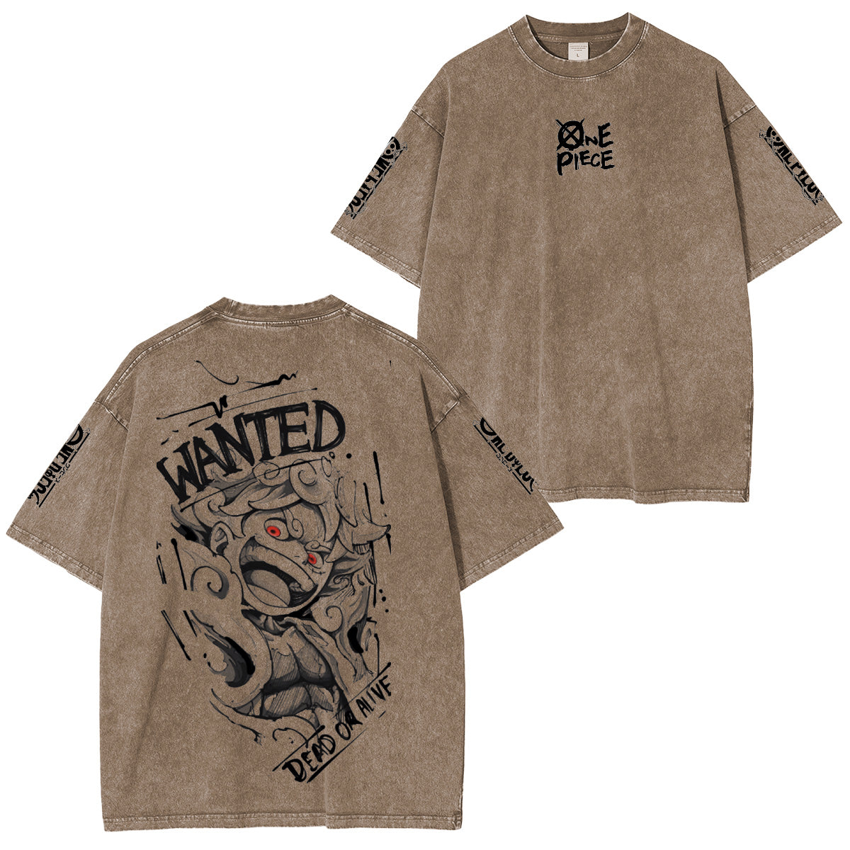 One Piece Vintage washed T-shirt/Crewneck/Hoodie