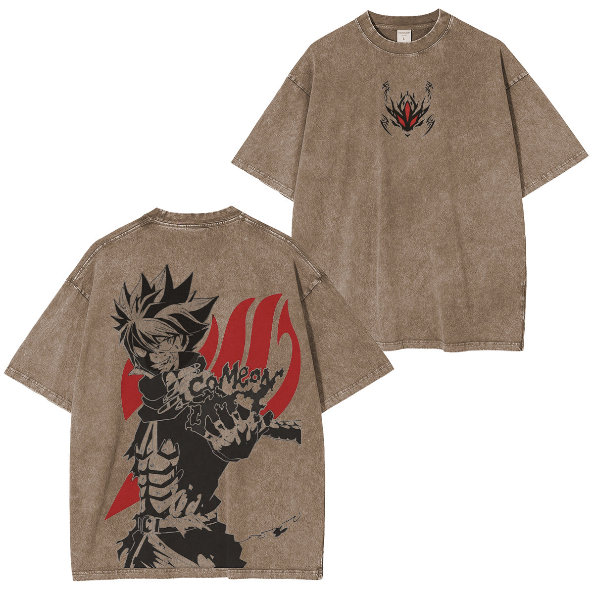 Fairy Tail :Natsu Dragneel Vintage washed T-shirt/Crewneck/Hoodie
