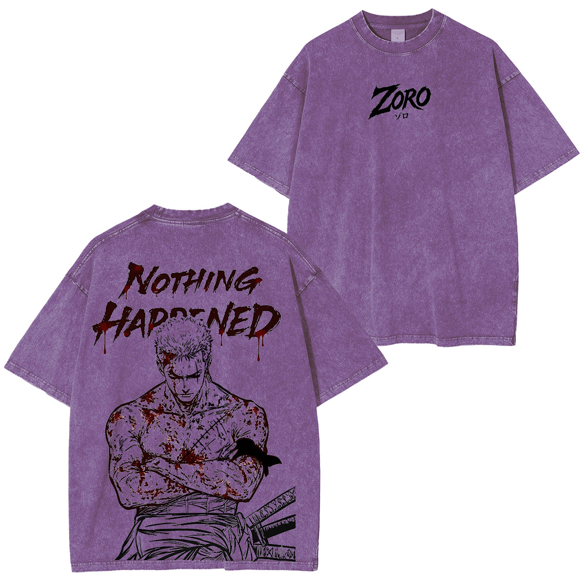 One Piece Roronoa Zoro Vintage Tee