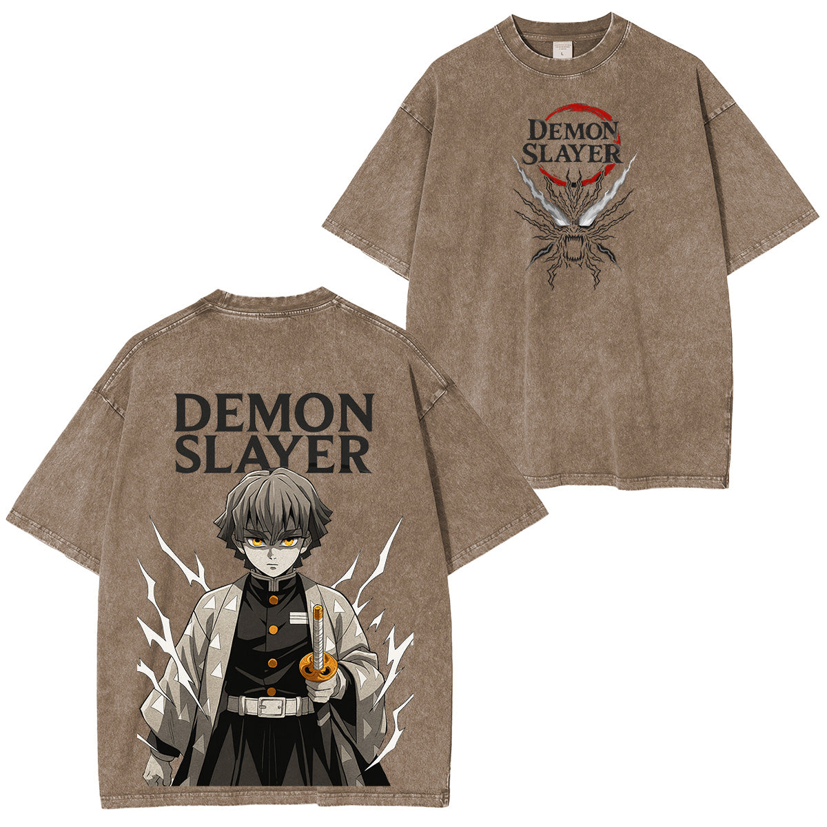 Zenitsu Demon Slayer Unisex Washed T-Shirt