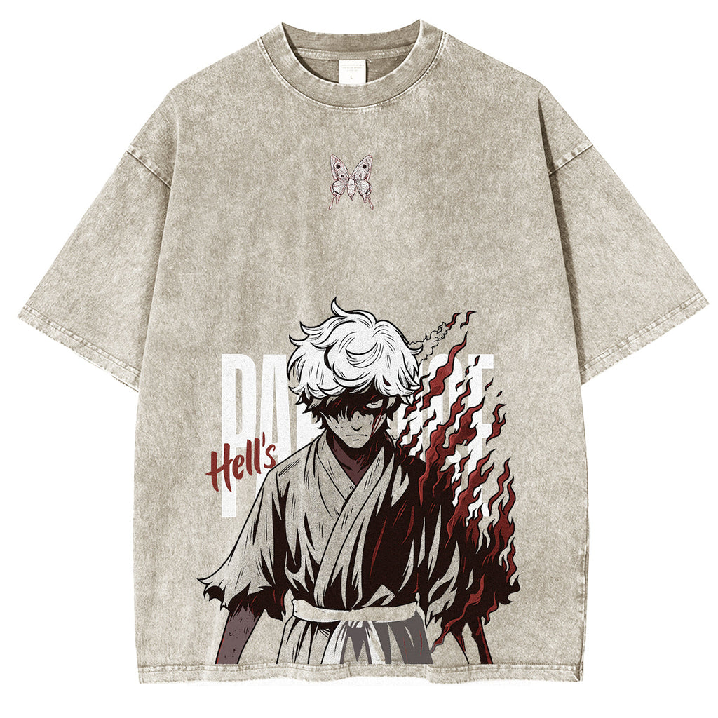 Zenitsa,Demon Slayer Unisex Washed T-Shirt