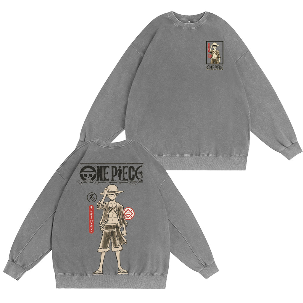 One Piece : Chopper Vintage washed T-shirt/Crewneck/Hoodie