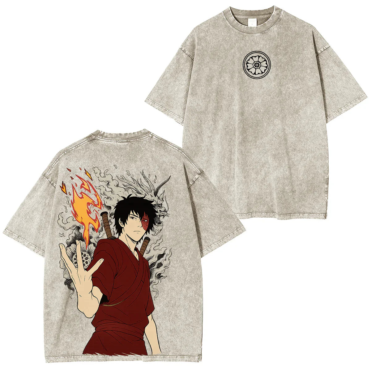 Avatar the Last Airbender Anime Washed Unisex T-Shirt