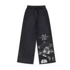 Akaza,Demon Slayer  Unisex Washed Pants