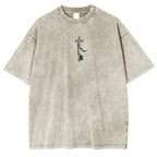 Attack on Titan Eren Yeager Vintage Washed Oversize T-Shirt