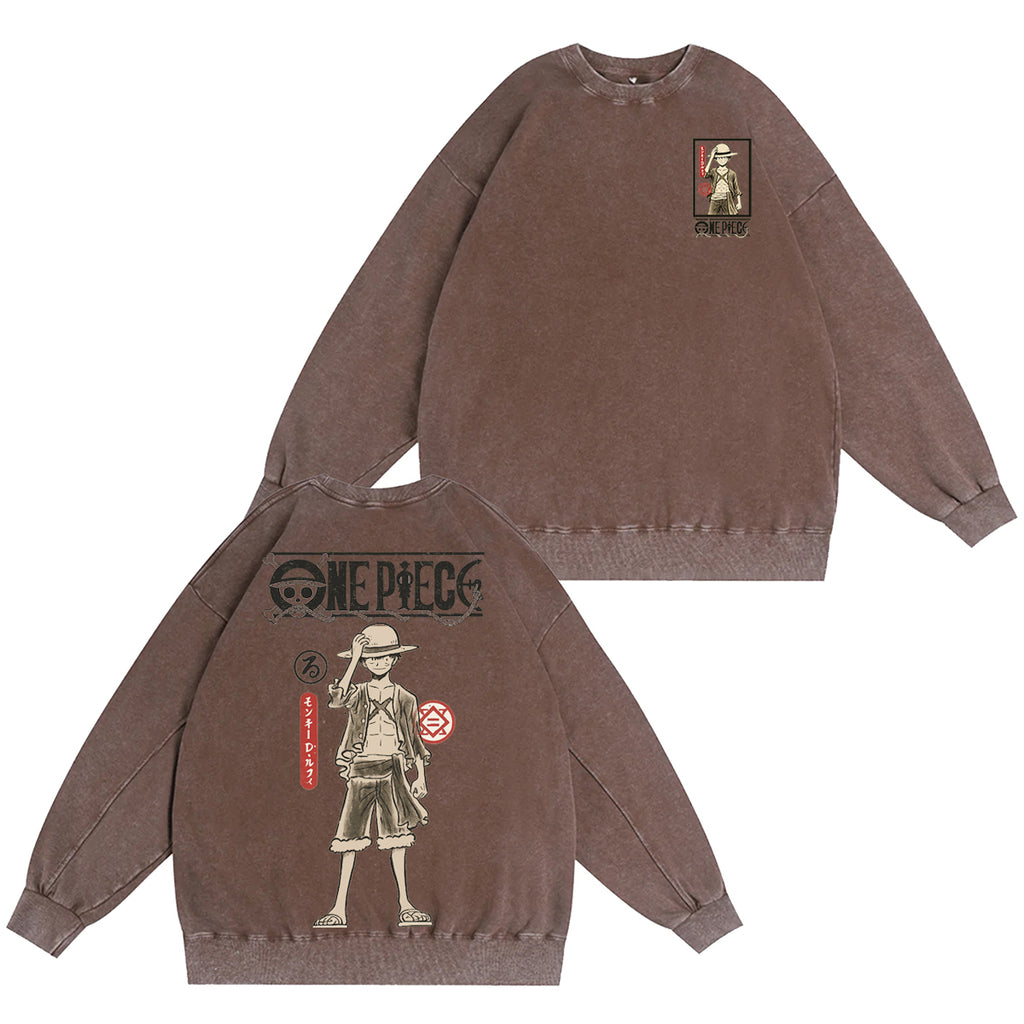 One Piece : Chopper Vintage washed T-shirt/Crewneck/Hoodie
