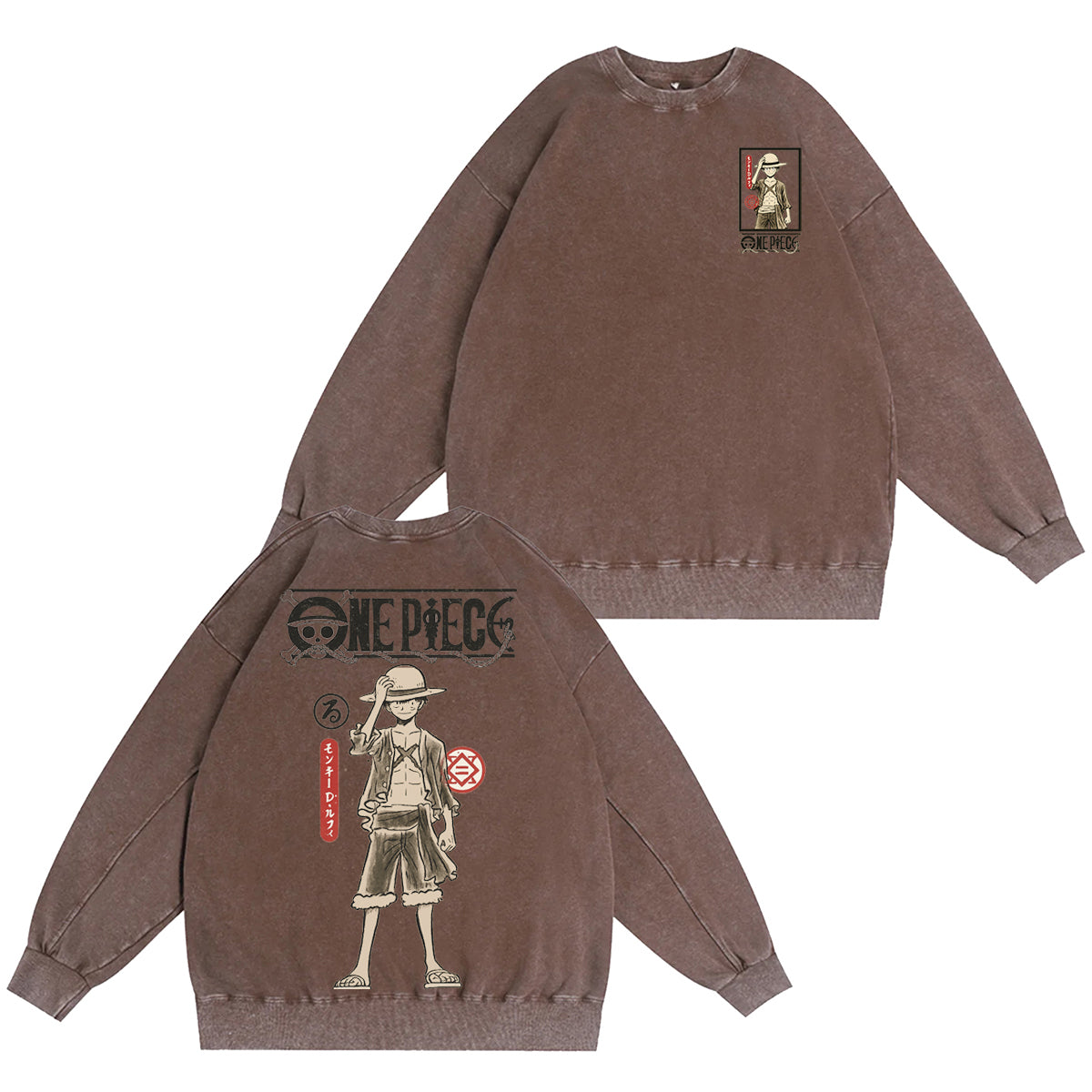 One Piece : Chopper Vintage washed T-shirt/Crewneck/Hoodie