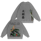 One Piece: Pirate Hunter Zoro Green Vintage washed T-shirt/Crewneck/Hoodie