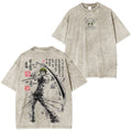 Zoro, One Piece Anime Unisex Washed T-Shirt
