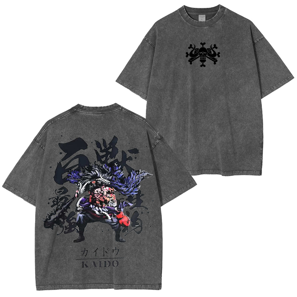 Kaido - One Piece Vintage washed T-shirt/Crewneck/Hoodie