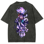 King Of The Dead Printed Unisex Washed T-Shirt