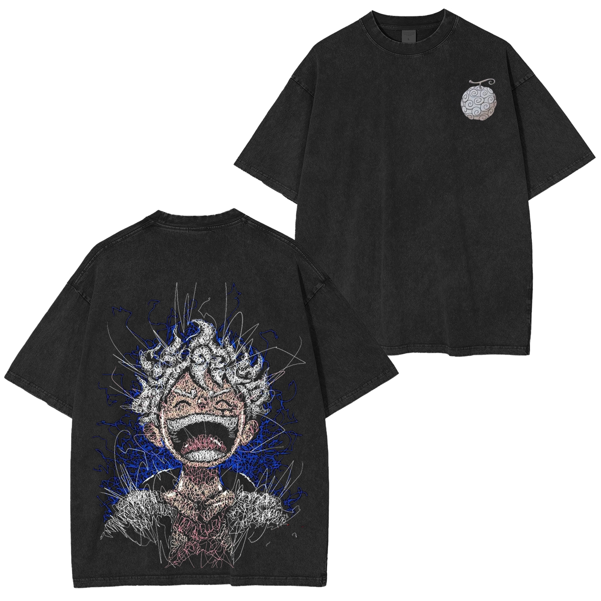 Monkey D. Luffy One Piece Washed T-shirt/Crewneck/Hoodie
