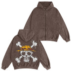 Luffy One Piece Washed T-shirt/Crewneck/Hoodie