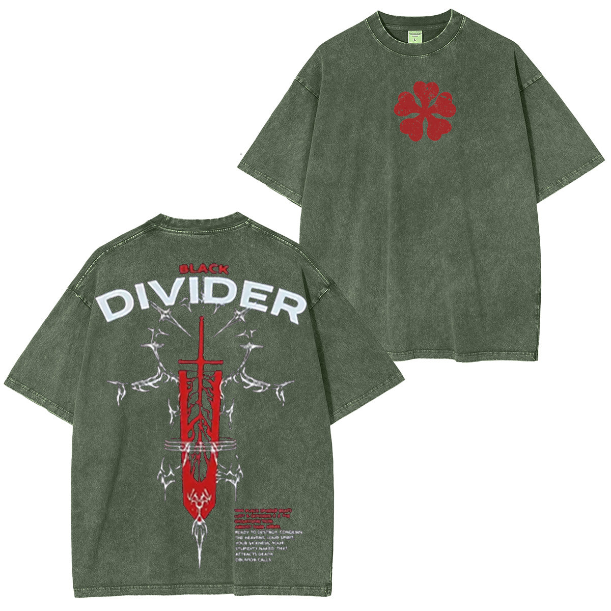 Black Clover Washed T-shirt/Crewneck/Hoodie
