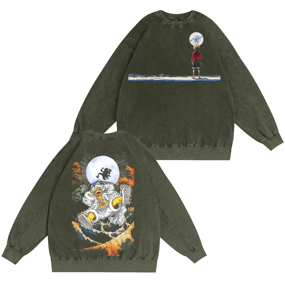 One Piece Washed T-shirt/Crewneck/Hoodie