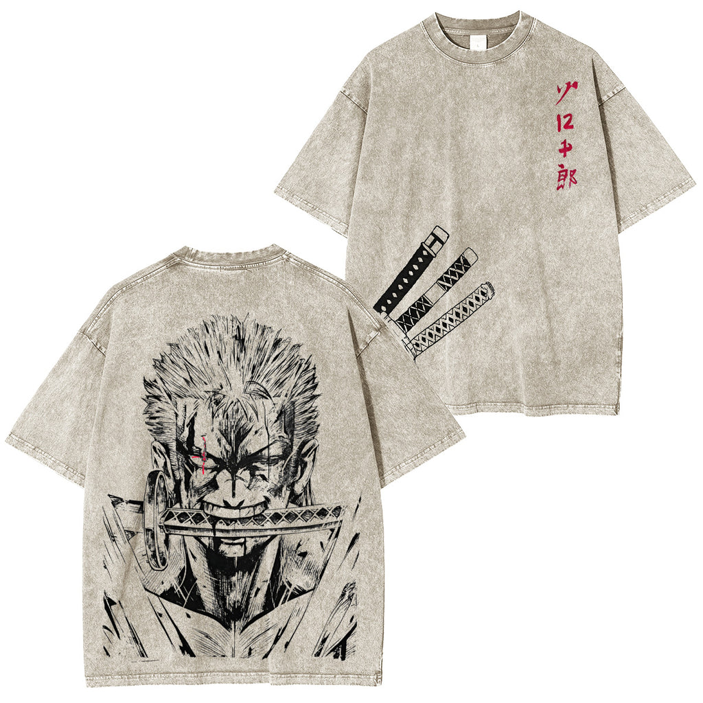 One Piece Washed T-shirt/Crewneck/Hoodie