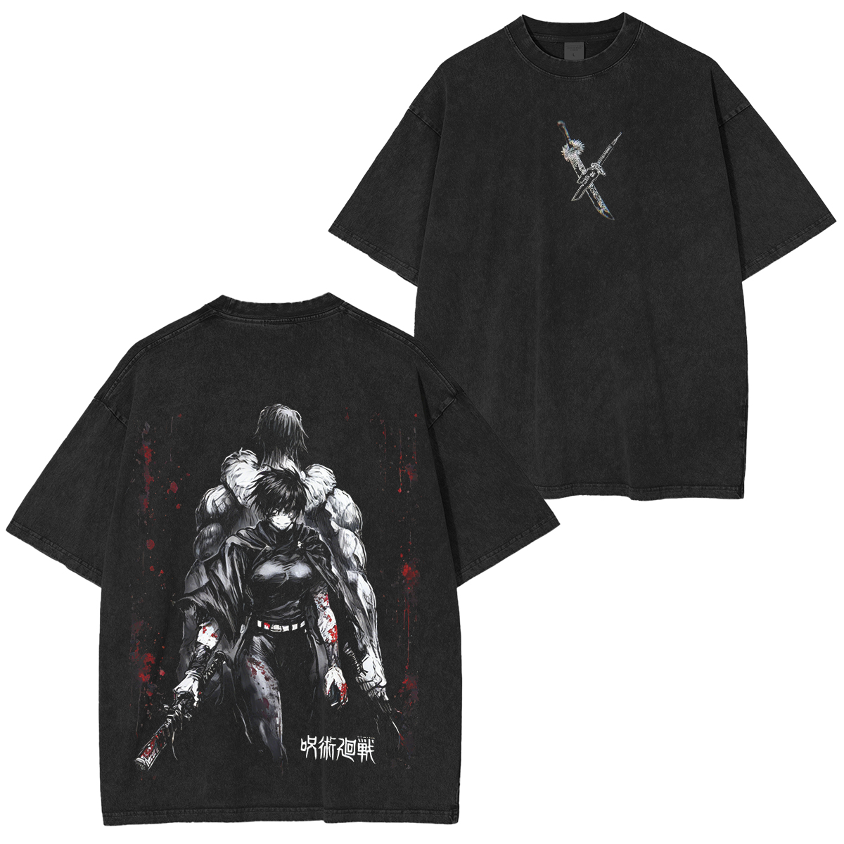 Jujutsu Kaisen Anime Washed T-shirt/Crewneck/Hoodie