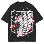 Wings Of Freedom AOT Vintage Washed Unisex T-Shirt