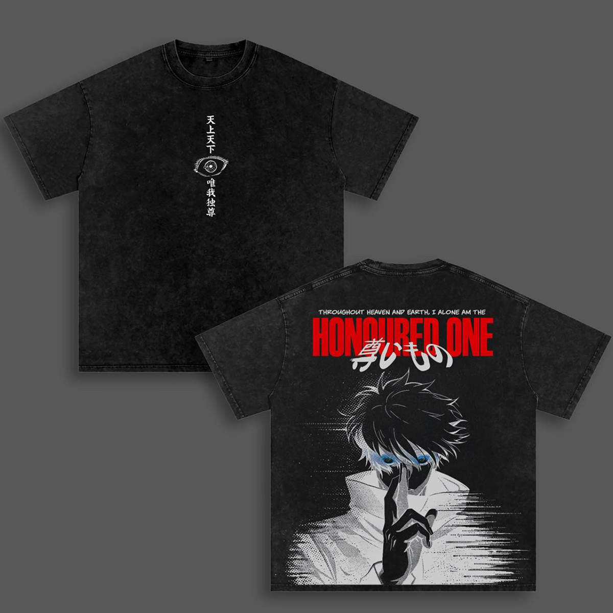 Gojo Satoru - The Honoured One Washed T-shirt/Crewneck/Hoodie