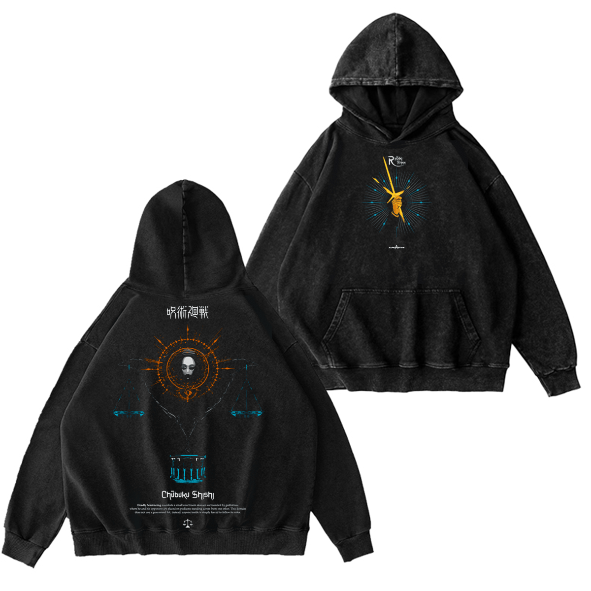 Jujutsu Kaisen Higuruma Anime Washed T-shirt/Crewneck/Hoodie