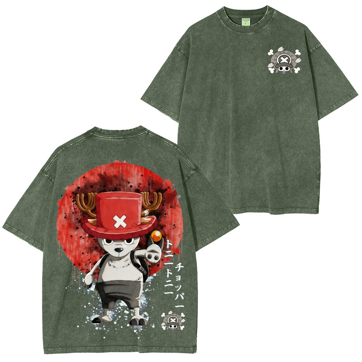 One Piece Washed T-shirt/Crewneck/Hoodie