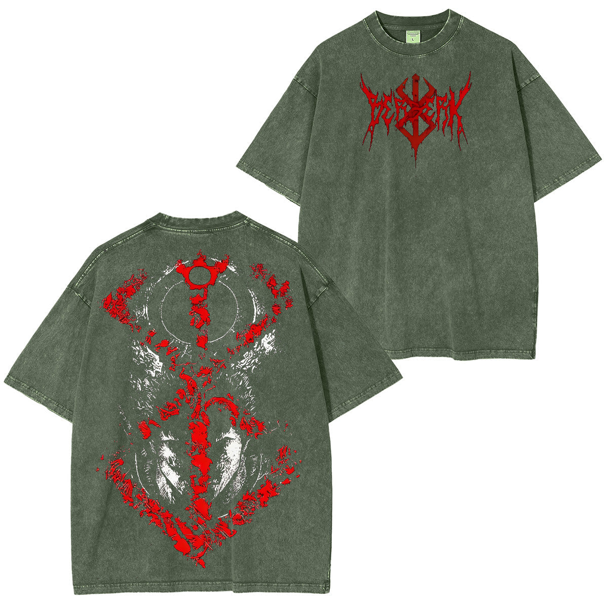 Guts Berserk Washed T-shirt/Crewneck/Hoodie