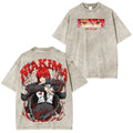 Makima Chainsaw Man Anime Washed T-shirt/Crewneck/Hoodie