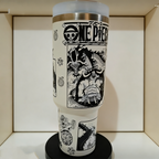 One Piece Themed engraved Stanley Tumbler Cup