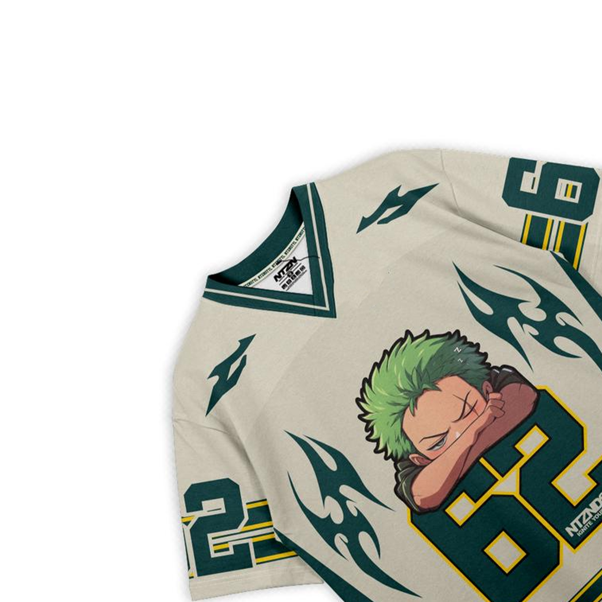 Jual NTZN Jersey Oversize Boxy Vintage Roronoa Zoro