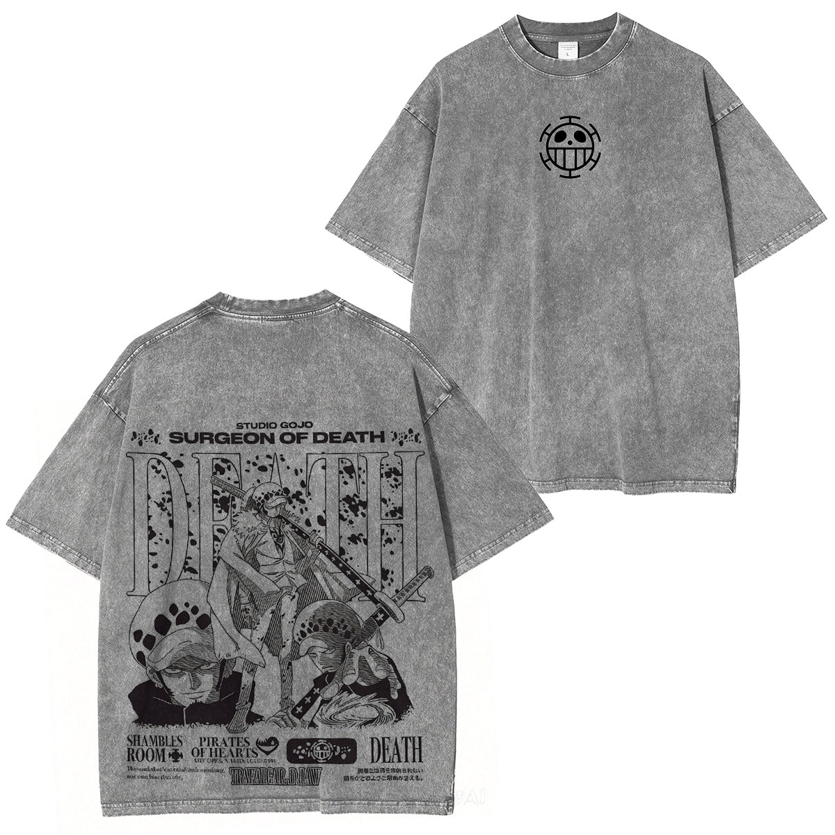 One Piece Vintage washed T-shirt/Crewneck/Hoodie