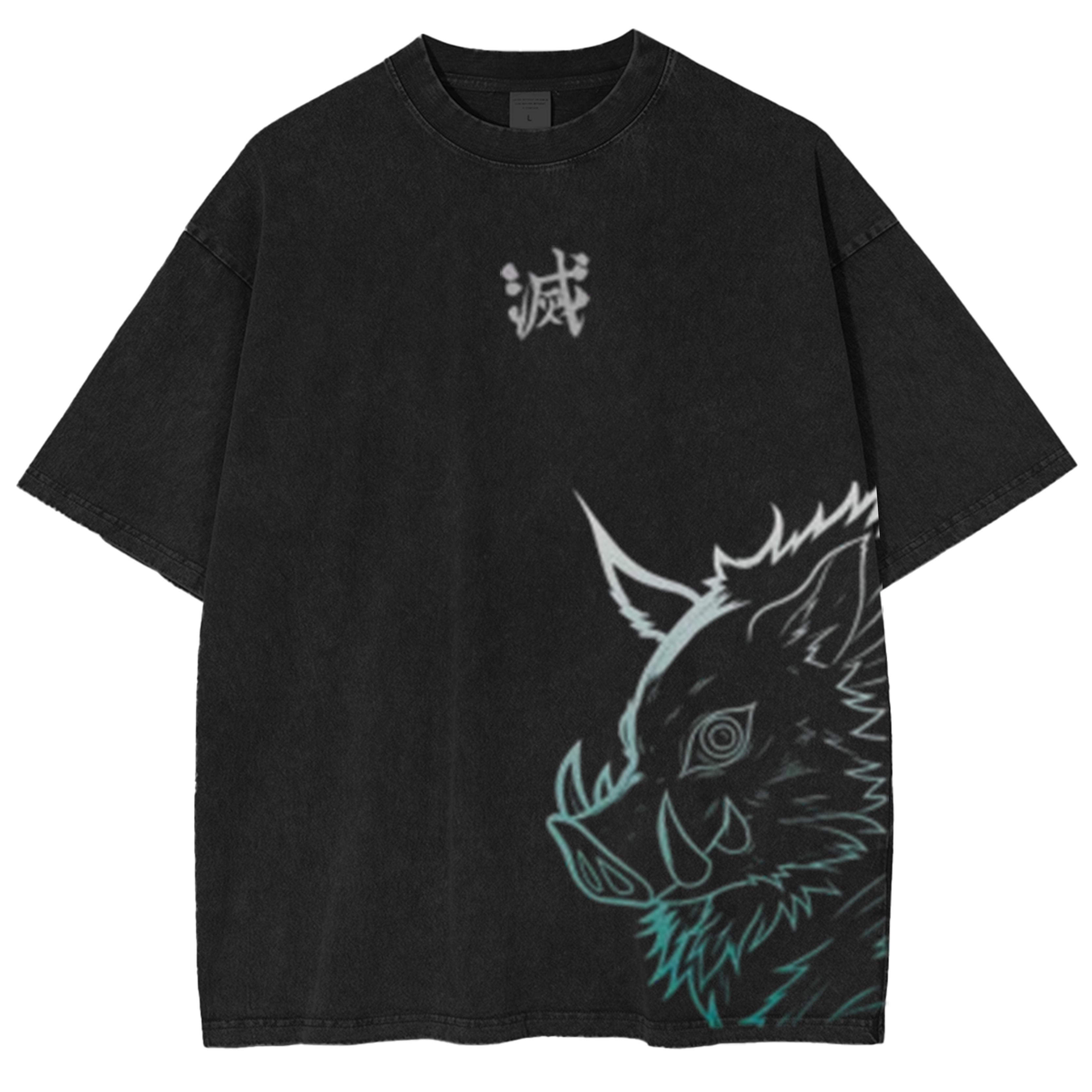 Demon Slayer Anime Unisex Washed T-Shirt