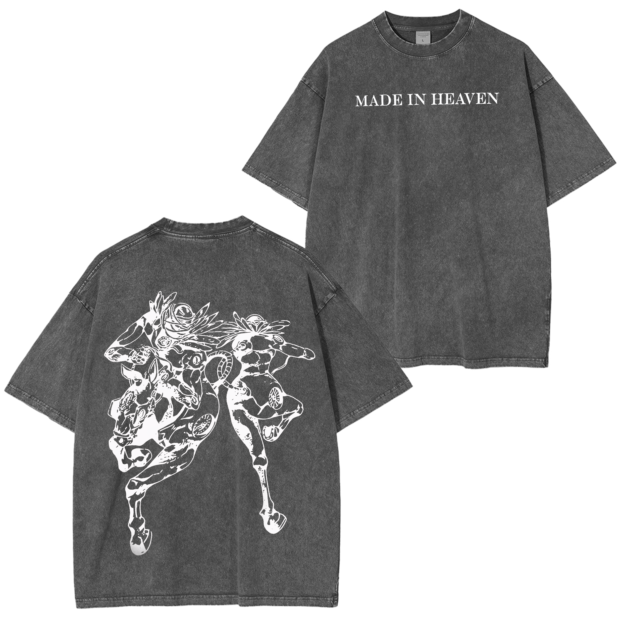 JoJo's Bizarre Adventure: Steel Ball Run Vintage Unisex Washed T-Shirt