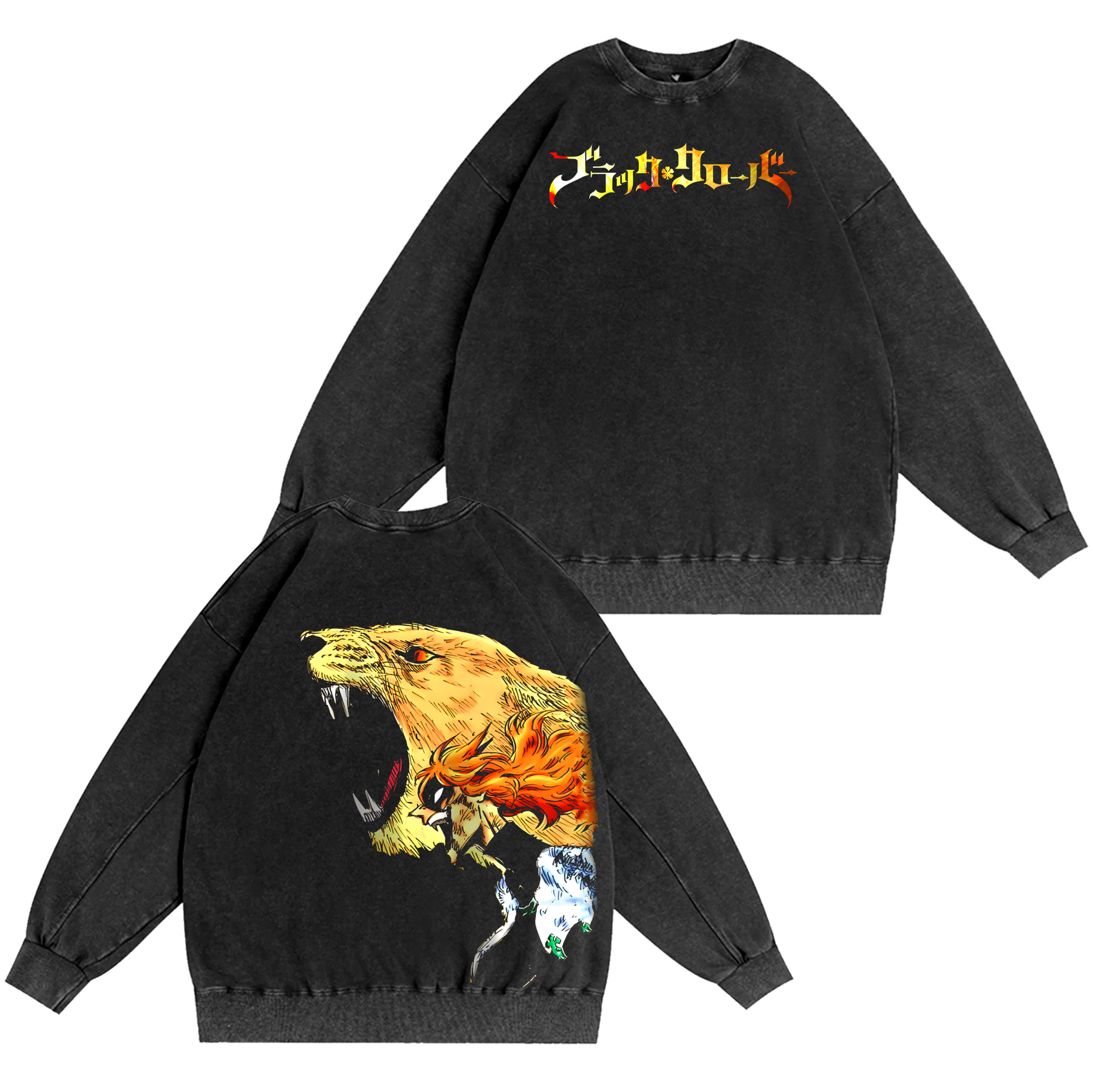Black Clover Washed T-shirt/Crewneck/Hoodie