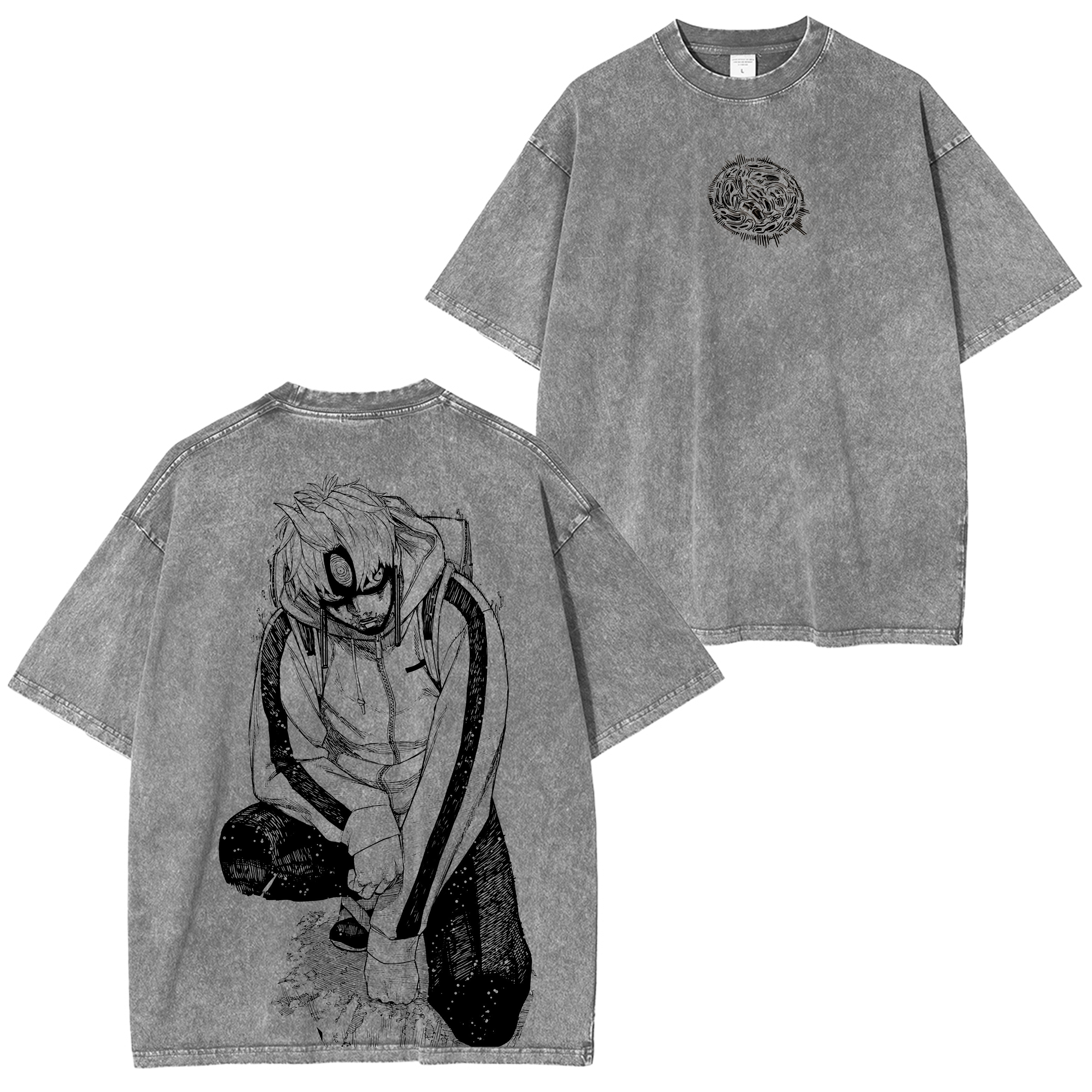Dandadan Anime Unisex Washed T-Shirt