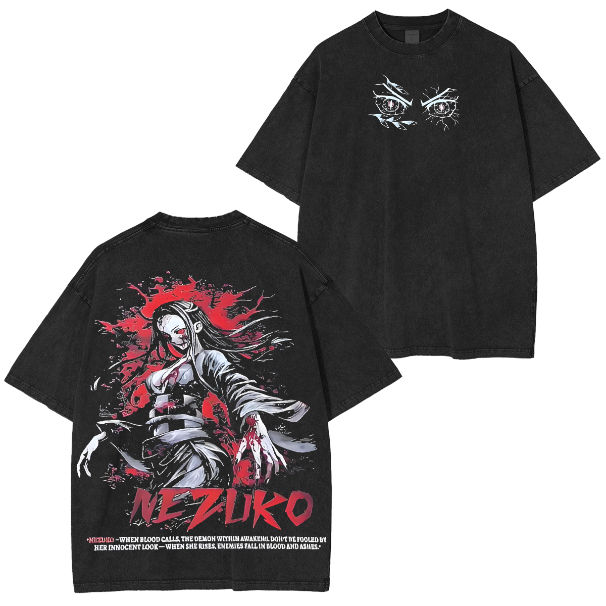 Nezuko Kamado Vintage Unisex Washed T-Shirt