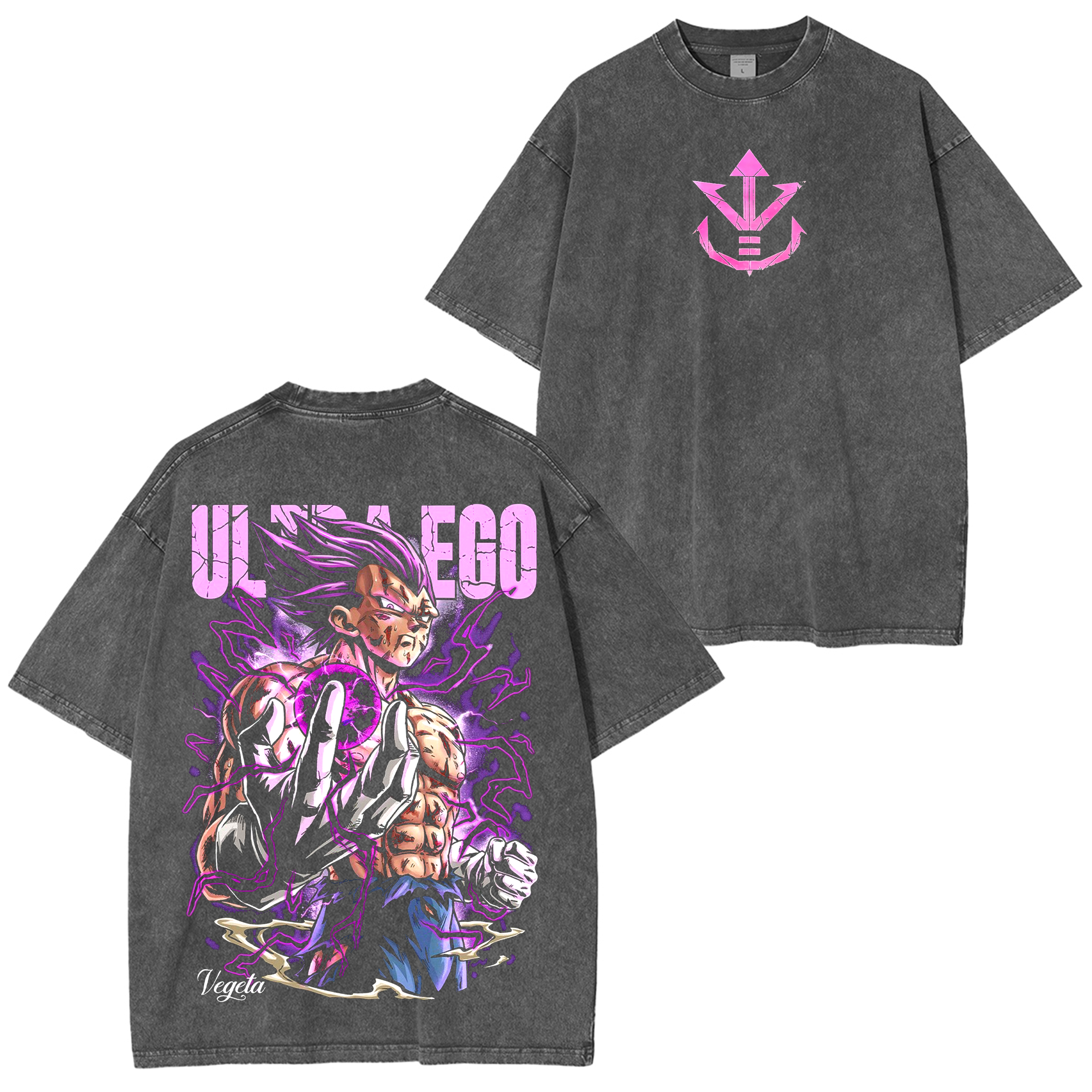 Vegeta,Dragon Ball Anime Washed T-shirt/Crewneck/Hoodie