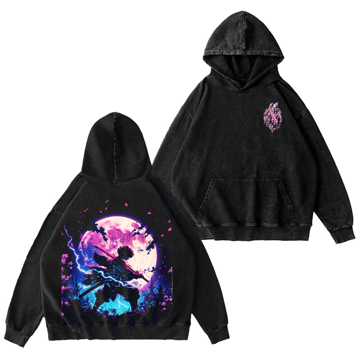 Demon Slayer Vintage Washed T-shirt/Crewneck/Hoodie