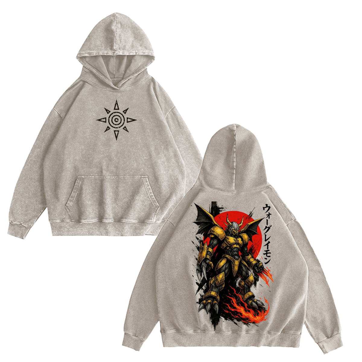 WarGreymon Digimon Vintage T-shirt/Crewneck/Hoodie