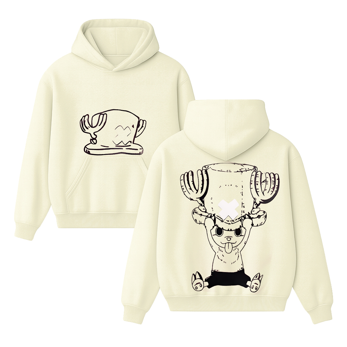 One Piece Anime Vintage Hoodie