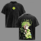 Black Clover Yuno Anime Vintage Washed T-shirt/Crewneck/Hoodie