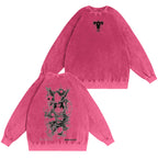 Asta x Black Bulls Black Clover Anime Washed T-shirt/Crewneck/Hoodie